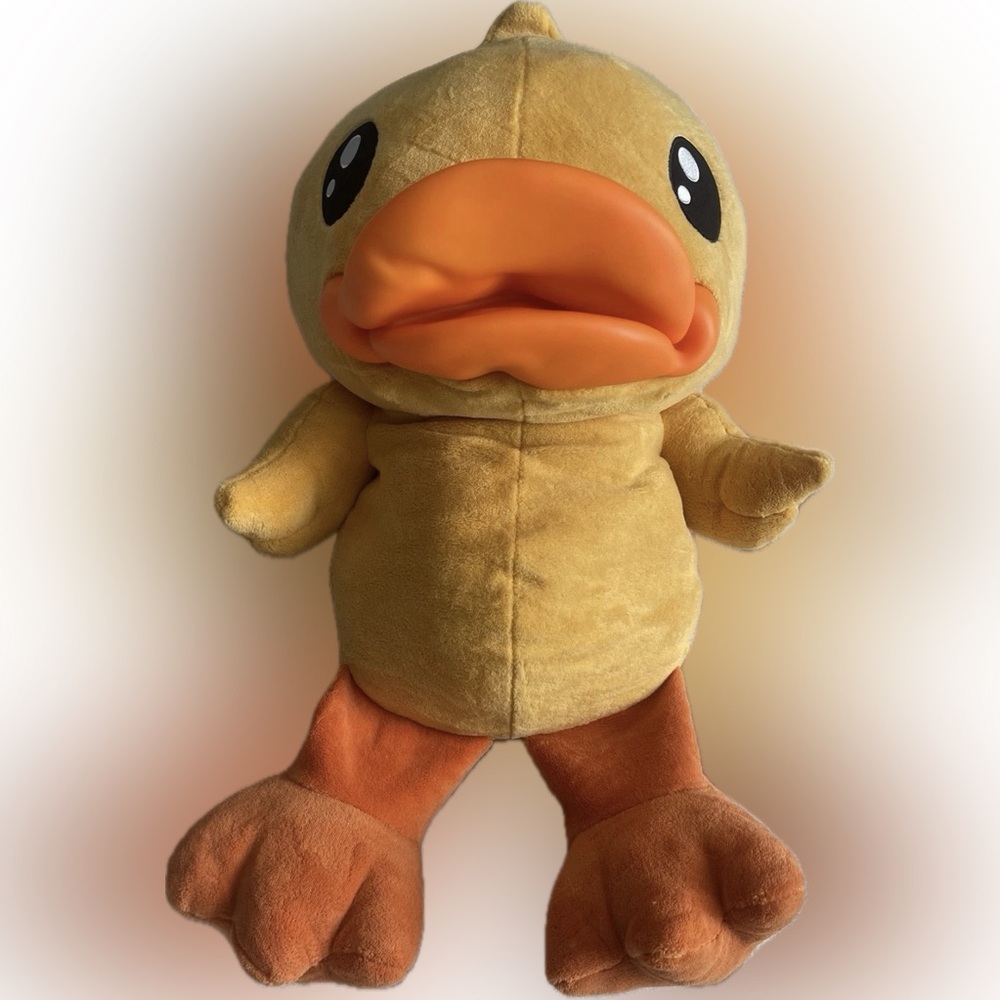 Giant Plush Duck by B-Duck 27” inch rare plush collectible brand B Duck